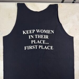 Vintage ASICS Lady Foot Locker "Keep Women In Their Place" Tank Top Women's L